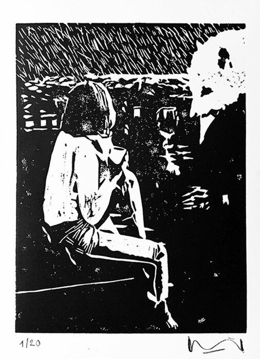 Drinking in the rain